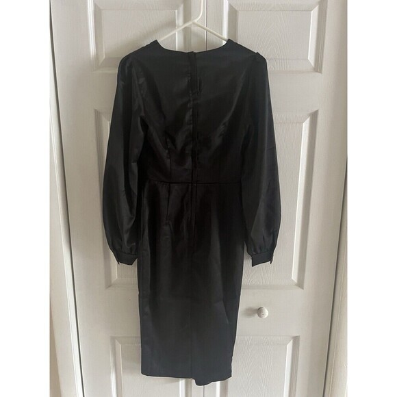 ModCloth x Collectif Siren Times V-Neck Party Dress - Black - Size 4 NWT - Picture 11 of 14